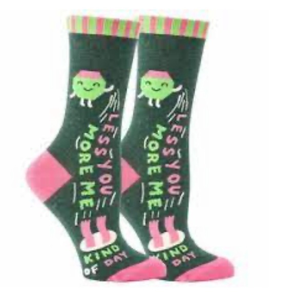 NWT "Less You, More Me Kind Of Day" Socks - Picture 6 of 7